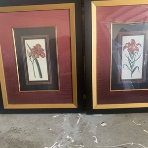Pair of pictures for wall